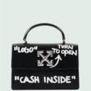 off white jitney purse